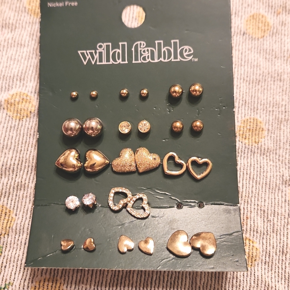 Wild Fable fashion earring lot of 14 pairs